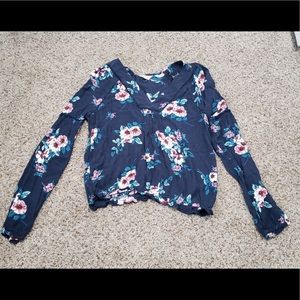 Aeropostale blue blouse top